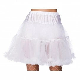 Wicked 18" Long White Petticoat 3 Wicked 18" Long White Petticoat