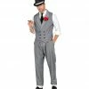 Widmann 1920's Gangster Grey Pinstripe Suit Men's