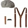 Widmann 1920's 1920s Men's Gangster Costume Accessories Kit 1 Widmann 1920's 1920s Men's Gangster Costume Accessories Kit