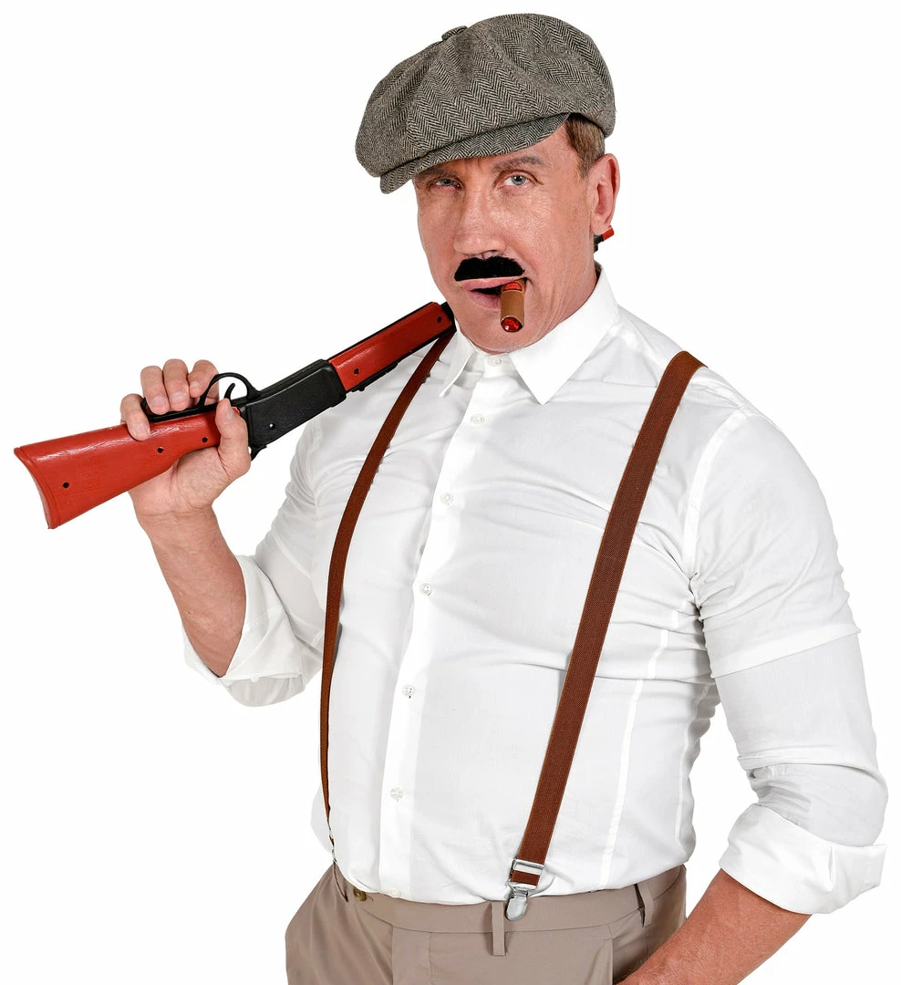 Widmann 1920's 1920s Men's Gangster Costume Accessories Kit 5 Widmann 1920's 1920s Men's Gangster Costume Accessories Kit