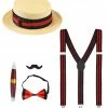 Widmann 1920s Men's Summer Costume Accessories Kit 1920's 2 Widmann 1920s Men's Summer Costume Accessories Kit 1920's