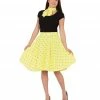 Bristol 1950's Rock N Roll Yellow And Red Polka Dot Skirt Decades And History 1 Bristol 1950's Rock N Roll Yellow And Red Polka Dot Skirt Decades And History