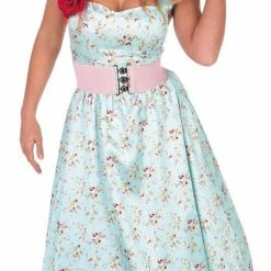 Funshack 1950s Day Dress Blue Costume