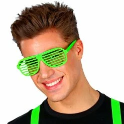 Widmann Neon Green Shutter Glasses 1980's 7 Widmann Neon Green Shutter Glasses 1980's