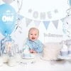 Partydecor 1st Birthday Party Decoration Box Blue Party Supplies