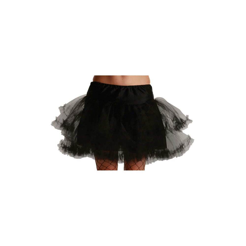 Wicked 3 Layer Ruffle Petticoat Black Petticoats & Tutu's 3 Wicked 3 Layer Ruffle Petticoat Black Petticoats & Tutu's