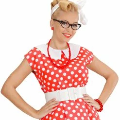 Widmann 70's Beaded Necklace Red 7 Widmann 70's Beaded Necklace Red