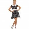 Widmann 50's Ladies Costume Black 1 Widmann 50's Ladies Costume Black