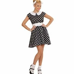 Widmann 50's Ladies Costume Black