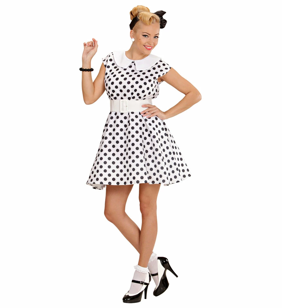 Widmann 50's Ladies Costume White 4 Widmann 50's Ladies Costume White