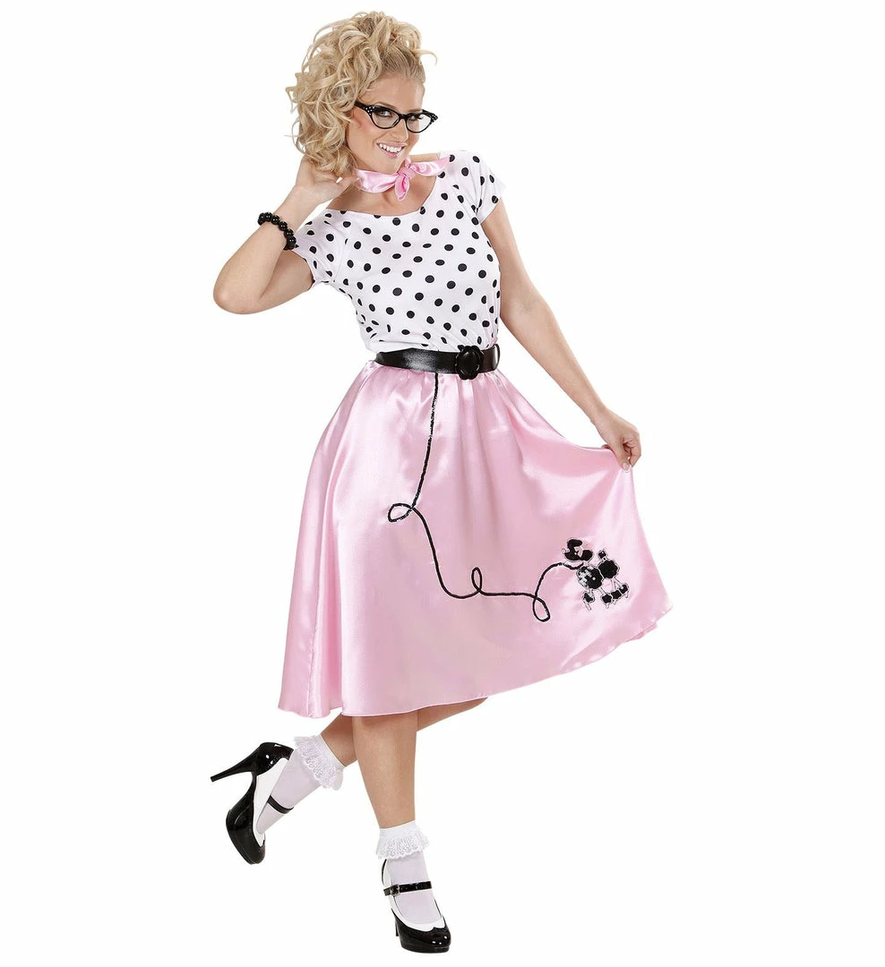 Widmann 50's Pink Poodle Dress Costume Decades And History 3 Widmann 50's Pink Poodle Dress Costume Decades And History