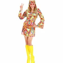 Widmann 60's Hippie Lady Costume Decades And History