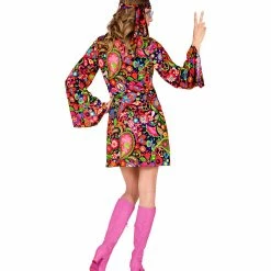 Widmann Decades And History 60's Psychedelic Hippie Costume Ladies 9 Widmann Decades And History 60's Psychedelic Hippie Costume Ladies