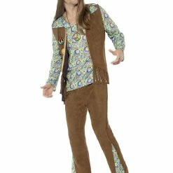 Smiffy's 1960's 60's Hippie Costume Men's