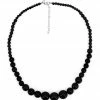 Widmann 1950's 70's Beaded Necklace Black 1 Widmann 1950's 70's Beaded Necklace Black