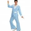 Widmann Decades And History 70's Disco Suit Costume Blue