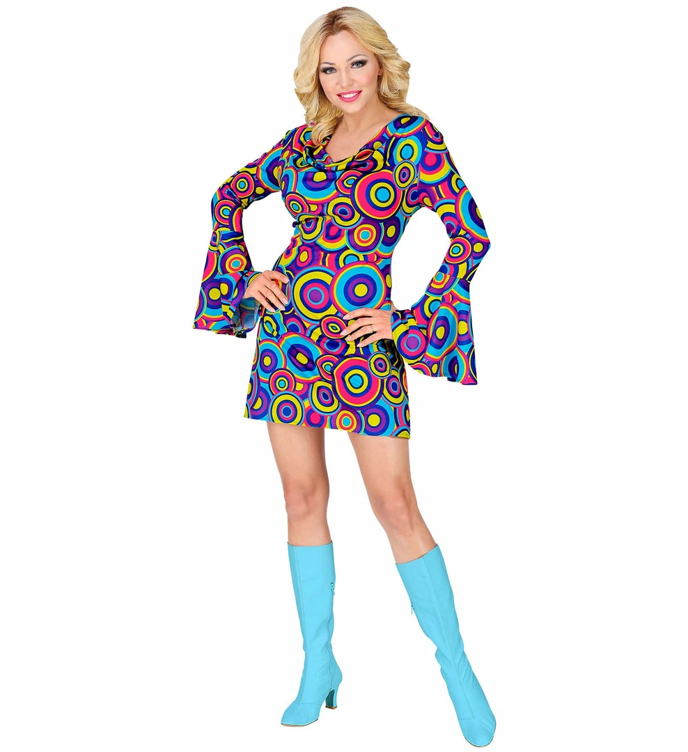 Widmann 70's Groovy Costume Ladies Decades And History 3 Widmann 70's Groovy Costume Ladies Decades And History
