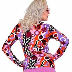 Widmann Retro 70's Disco Shirt Ladies 7 Widmann Retro 70's Disco Shirt Ladies