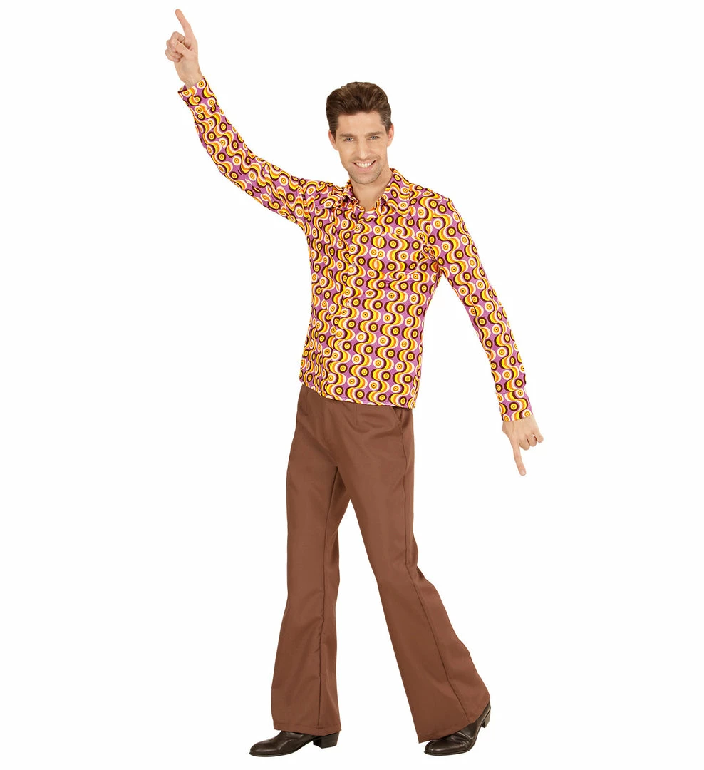 Widmann 70's Groovy Shirt Records Men's 1970's 4 Widmann 70's Groovy Shirt Records Men's 1970's