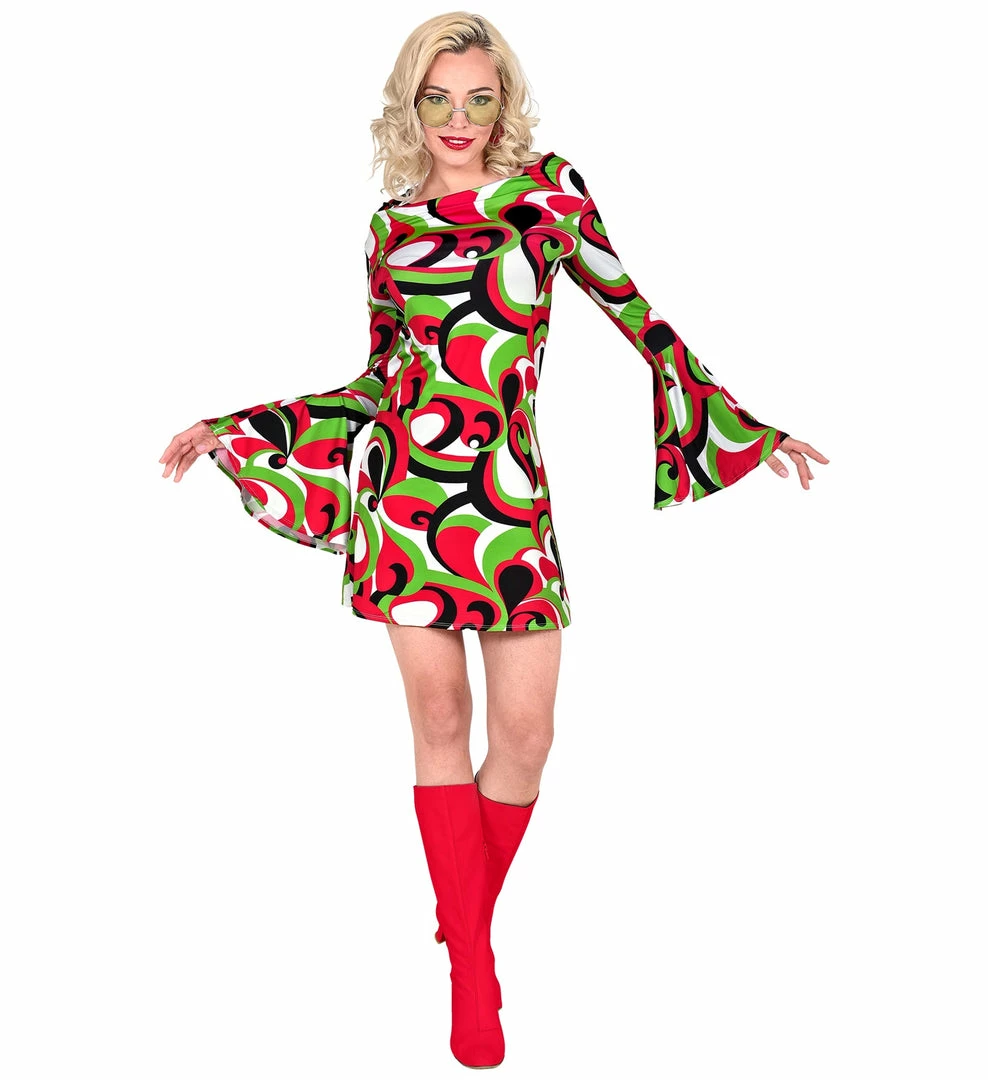 Widmann 70's Psychedelic Groovy Disco Costume 1970's 3 Widmann 70's Psychedelic Groovy Disco Costume 1970's