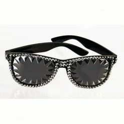 Bristol 80's Glasses Spike & Rhinestone