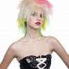 Bristol 1980's 80's Multicoloured Wig