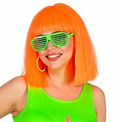 Widmann Neon Green Shutter Glasses 1980's