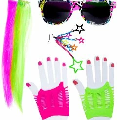 Widmann 1980's 80's Party Girl Neon Kit