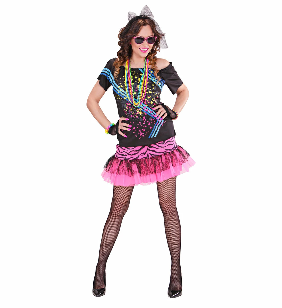 Widmann 80's Rock Girl Costume 1980's 4 Widmann 80's Rock Girl Costume 1980's