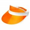 Widmann 1980's 80's Sun Visor Hat Orange