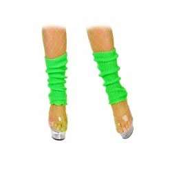 Wicked Neon Green Leg Warmers 1980's