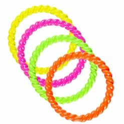 Wicked 1980's 80s Neon Rings
