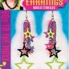 Bristol 1980's 80s Neon Star Earrings