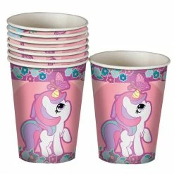 Fiestas Guirca Party Supplies Unicorn Cups 8 Pack