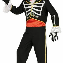 Fiestas Guirca Day Of The Dead Senor Costume Men's