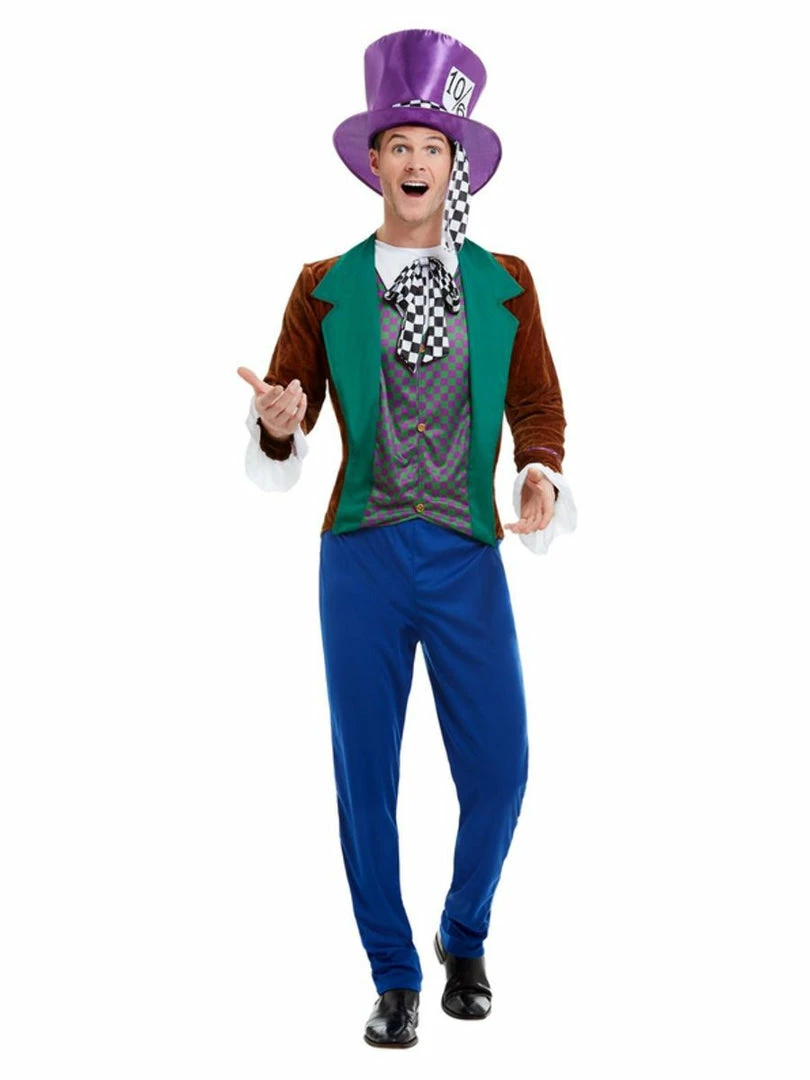 Smiffy's Adult Mad Hatter Costume Men's TV & Film 4 Smiffy's Adult Mad Hatter Costume Men's TV & Film