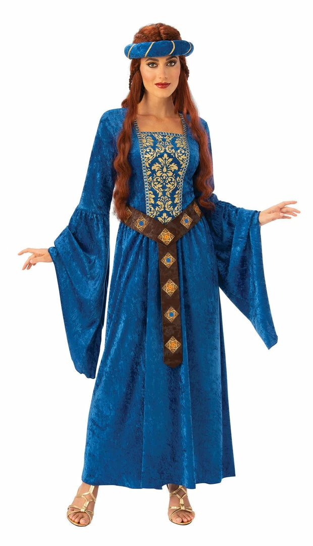 Bristol Medieval Maiden Costume Blue Medieval, Renaissance & Tudor Costumes 3 Bristol Medieval Maiden Costume Blue Medieval, Renaissance & Tudor Costumes
