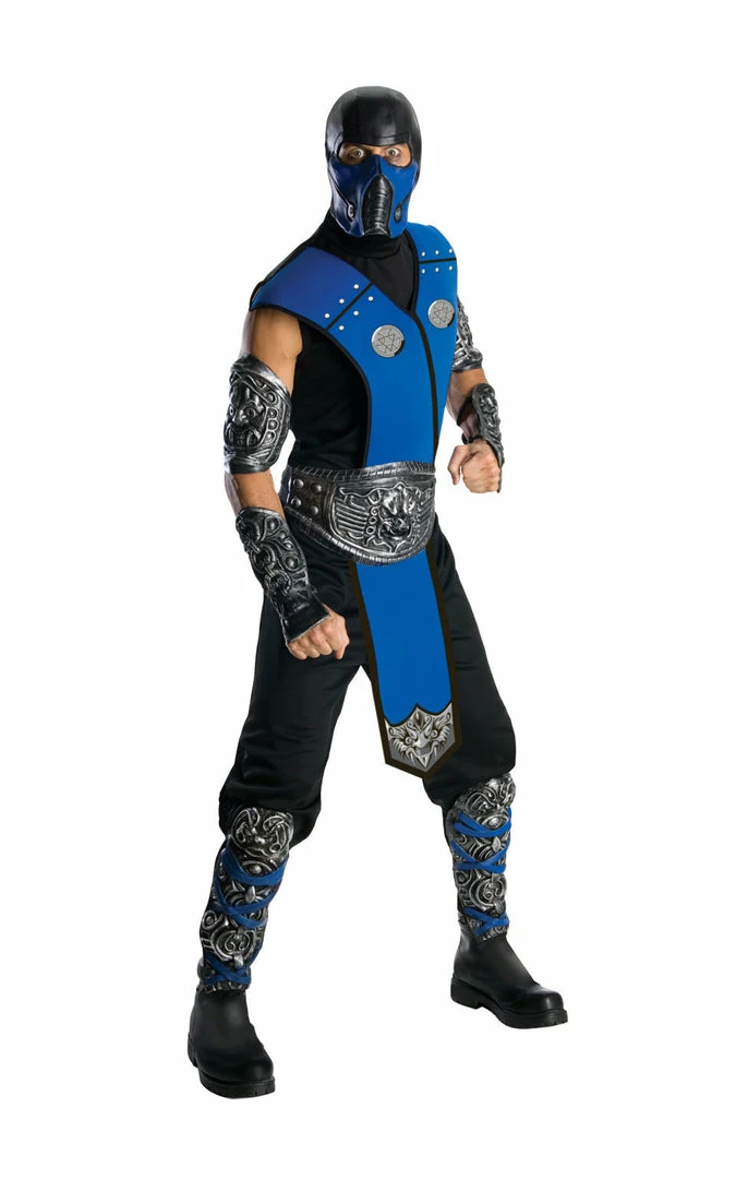 Rubies Superhero & Villiain Adult Sub-Zero Costume Deluxe Mortal Kombat 3 Rubies Superhero & Villiain Adult Sub-Zero Costume Deluxe Mortal Kombat