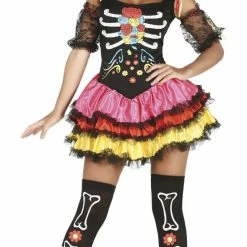 Fiestas Guirca Day Of The Dead Mexican Costume