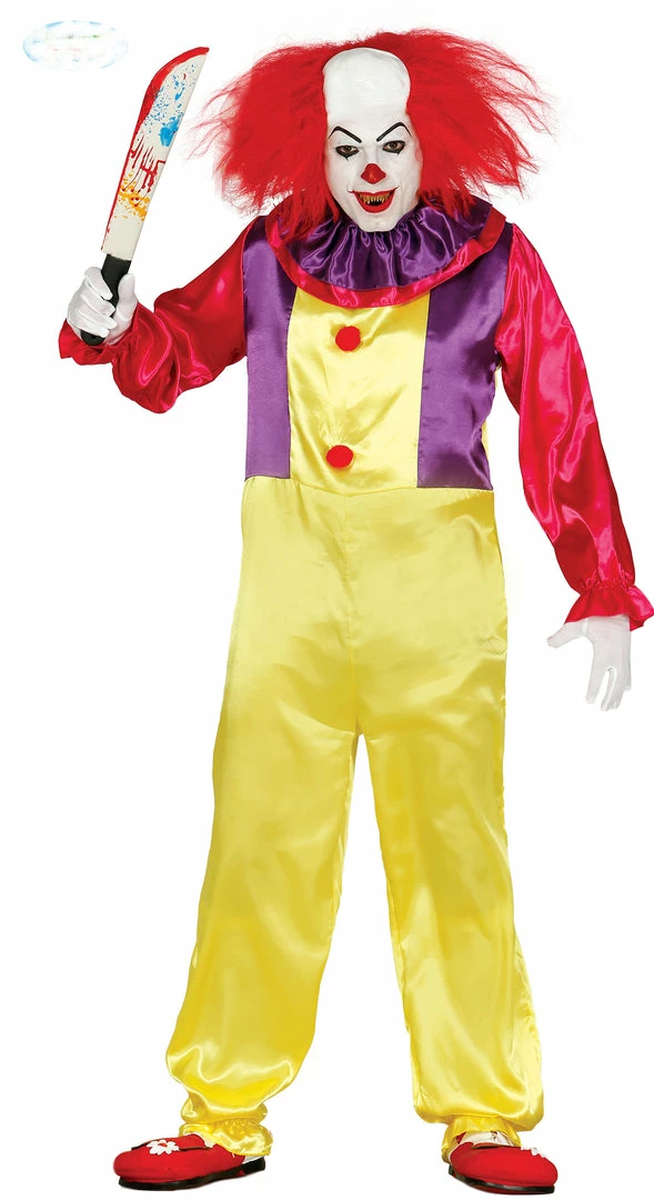 Fiestas Guirca Halloween Killer Clown Costume Adult 3 Fiestas Guirca Halloween Killer Clown Costume Adult