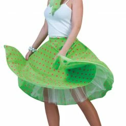 Bristol Adult 1950's Rock N Roll Skirt Green Costume