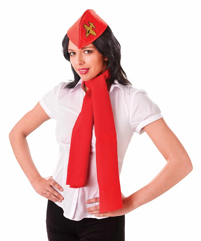 Bristol Uniform Costumes Air Hostess Kit In Red 3 Bristol Uniform Costumes Air Hostess Kit In Red