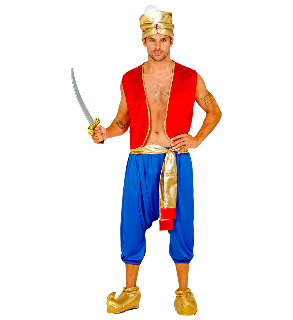 Fiestas Guirca Aladdin Costume Men's Fairytale Costumes 3 Fiestas Guirca Aladdin Costume Men's Fairytale Costumes