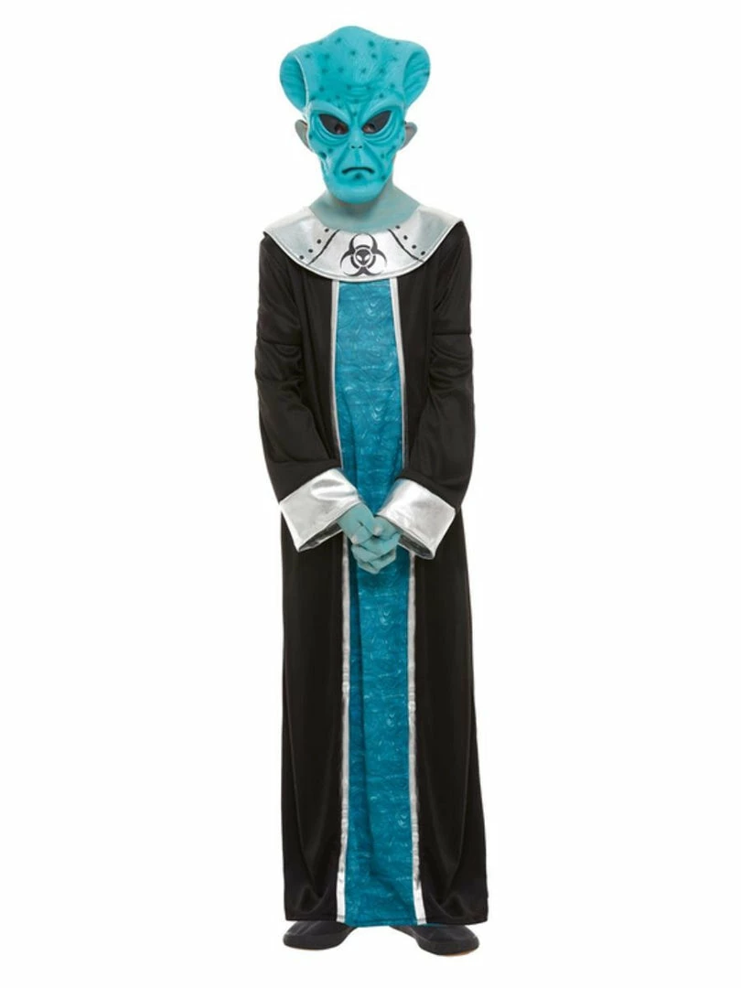 Smiffy's Alien Lord Costume Blue Kids 3 Smiffy's Alien Lord Costume Blue Kids