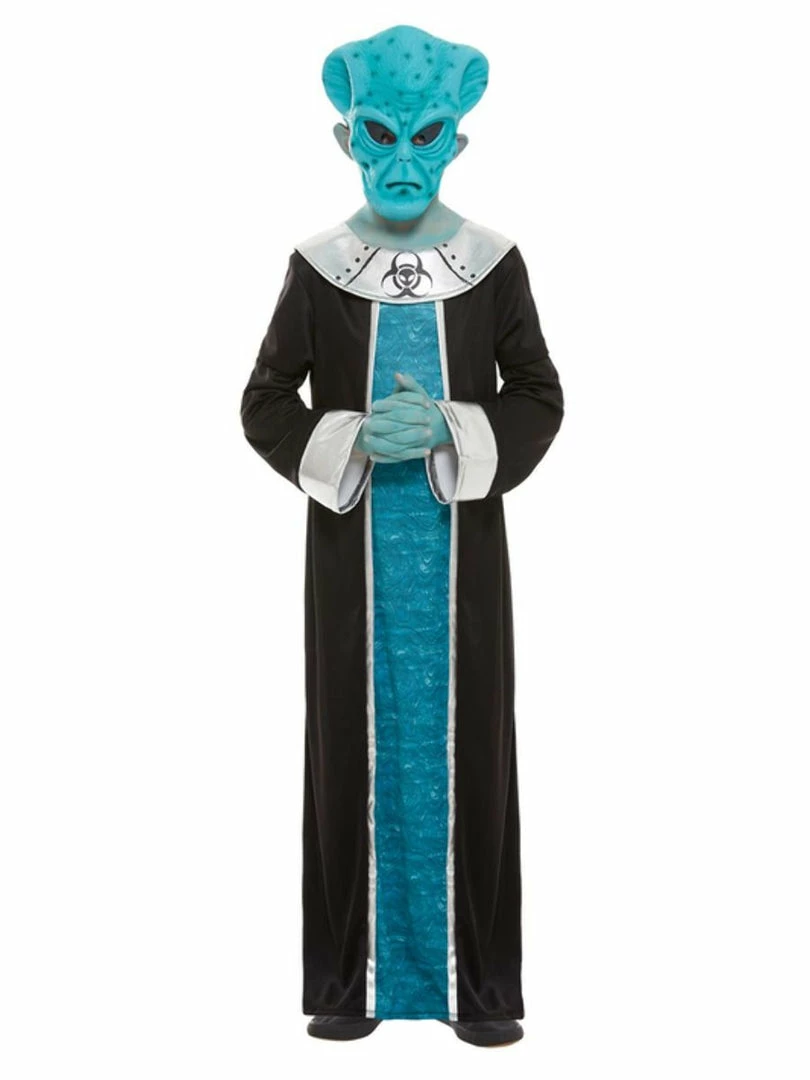 Smiffy's Alien Lord Costume Blue Kids 4 Smiffy's Alien Lord Costume Blue Kids