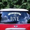 Partydecor Party Decorations All You Need Is Love Wedding Car Sticker Decoration 1 Partydecor Party Decorations All You Need Is Love Wedding Car Sticker Decoration