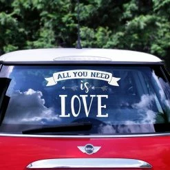 Partydecor Party Decorations All You Need Is Love Wedding Car Sticker Decoration