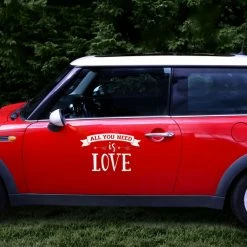 Partydecor Party Decorations All You Need Is Love Wedding Car Sticker Decoration 7 Partydecor Party Decorations All You Need Is Love Wedding Car Sticker Decoration