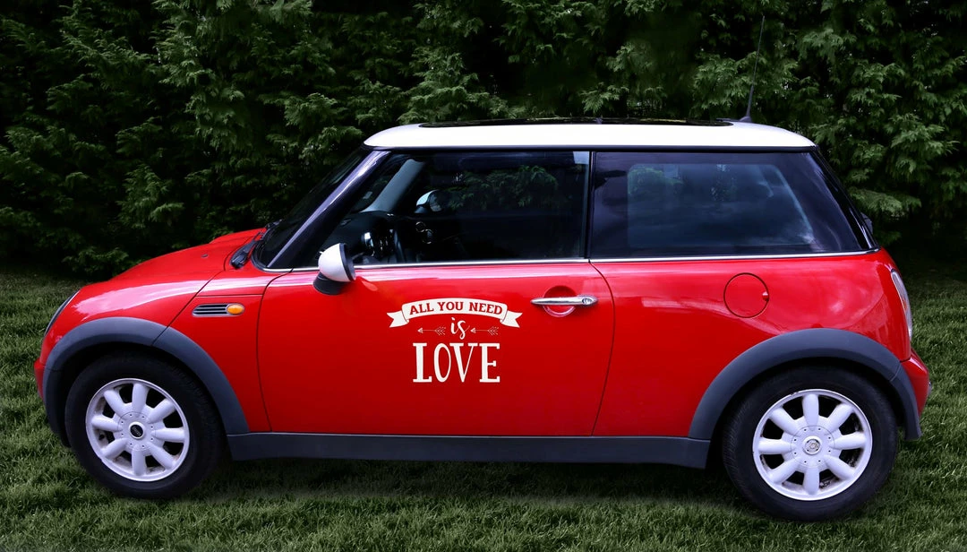 Partydecor Party Decorations All You Need Is Love Wedding Car Sticker Decoration 4 Partydecor Party Decorations All You Need Is Love Wedding Car Sticker Decoration