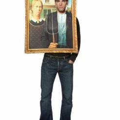 My Fancy Dress American Gothic Picture Frame Costume